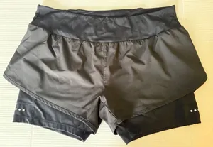 Libin Women's 2-in-1 Running Shorts Black Size XXL Workout Athletic thumbnail 1