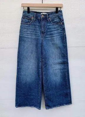 Madewell Wide Leg Crop Jeans thumbnail 1