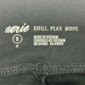 Aerie‎ Women's Black Chill Play Move Leggings Size S Activewear thumbnail 6