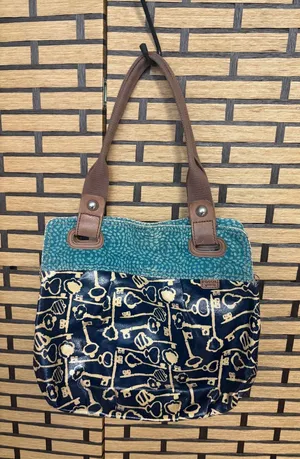 Fossil key per blue handbag thumbnail 1
