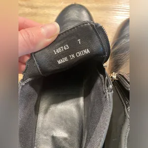 Black wedge sneakers, Size 7 thumbnail 5