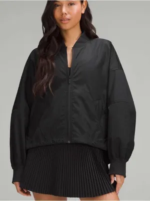 lululemon athletica Oversized Lightweight Cinch Bomber Jacket thumbnail 1