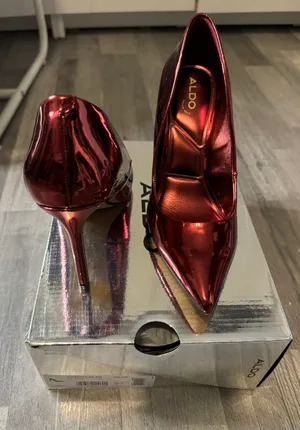 ALDO Women's Pump Heel in Metallic Red thumbnail 10