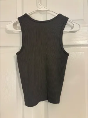 Brandy Melville Dark Grey Tank thumbnail 2