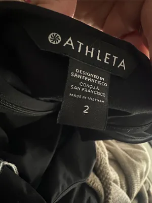 Athleta Brooklyn Jumpsuit Sleeveless V-Neck Jumpsuit Black size 2‎ thumbnail 3