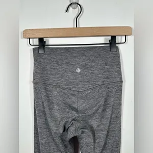 Lululemon Align Pant 28” Heathered Black Size 4 High‎ Rise Yoga Leggings thumbnail 6