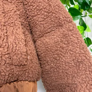 Abercrombie & Fitch Ultra Cropped Mini Puffer Fleece Jacket size Small *FLAWED* thumbnail 13