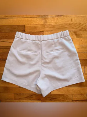 Abercrombie & Fitch‎ Curve Love A&F Sloane Low Rise Tailored Short Beige size 32 thumbnail 4