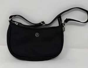 Lululemon City Essentials Shoulder Bag 4L Nylon Black Women O/S Black Mini Bag thumbnail 1