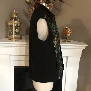 Bob Mackie Wearable Art Embroidered Fleece… thumbnail 88