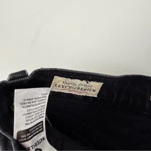 Levi’s Ribcage Straight Black Denim Jean Shorts thumbnail 4