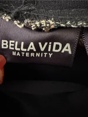 Bella Vida Maternity Dark Wash Skinny Capri Jeans Size M (A808) thumbnail 10