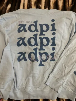 Sorority sweatshirt Gray Size XL thumbnail 1