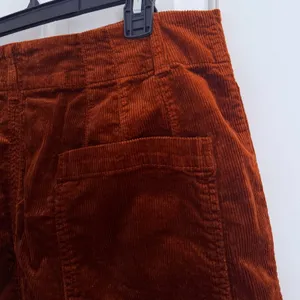Maeve Colette Corduroy Button Front Mini Skirt Size XL Copper NWT Anthropologie thumbnail 6