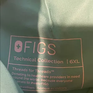 Womens New Figs High Waisted Zamora Yoga Jogger Scrub Pant Surgical Green 6XLR thumbnail 7