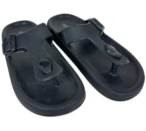 Rouge Helium Black Lightweight Flip Flops‎ Thongs Comfort Size 39 thumbnail 1
