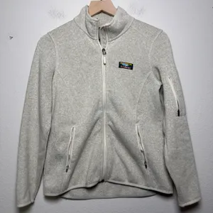 L.L. Bean‎ Womens Sweater Fleece Full-Zip Jacket M Sailcloth Gorpcore Granola thumbnail 1