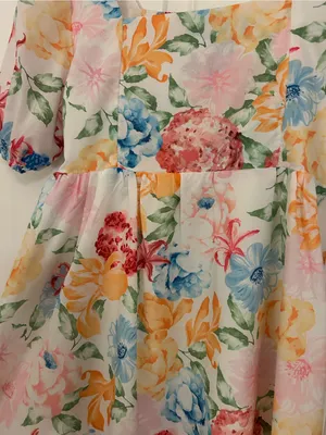 SundayUp Floral Mini Sun Dress Women’s Large thumbnail 3