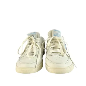 Reebok CLUB MEMT Women's Cream White Leather Lace Up Low Top Sneakers Shoes Sz 8 thumbnail 2