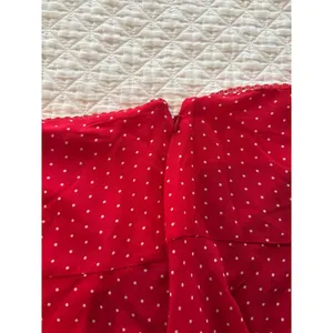 Wild Fable Red polka dot mini skirt with lace trim thumbnail 4