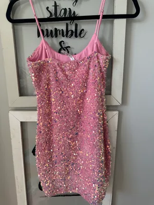 Iridescent Sequin Bodycon Dress thumbnail 3
