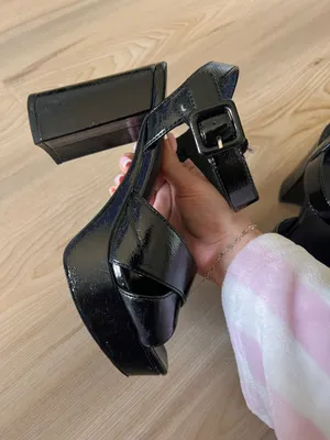 Jeffrey Campbell Amma Patent Platform Block Heel Sandals thumbnail 9