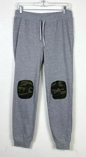 Urban Outfitters Silence + Noise Grey & Camo Print Sweatpant Joggers thumbnail 1