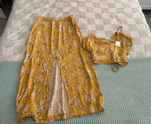 NWT Free People Talia Two-Piece Set size‎ L thumbnail 1