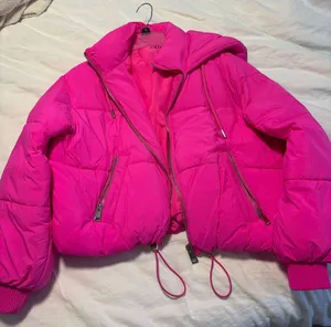 Zara Hot Pink Puffer thumbnail 1