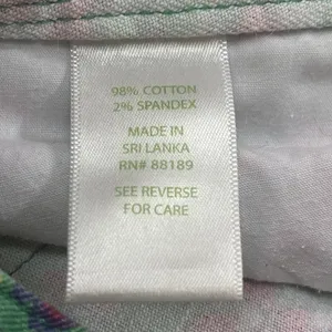 Lilly Pulitzer Worth Skinny Mini Pants Green Pink Floral Ankle Size 0 thumbnail 11