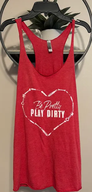 Racer Back Tank Red Size L thumbnail 2