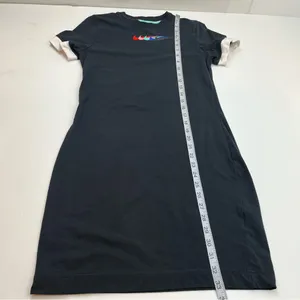 Nike Fitted Womens Black Dress‎ Swoosh SZ Medium Tight Fit Athleisure Streetwear thumbnail 9