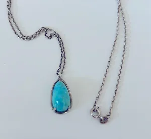 Silver Turquoise Pendant thumbnail 3