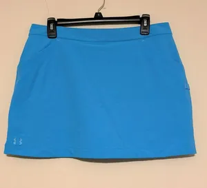 Women's Under Armour Performance Golf Baby Blue 15" Skort Size 8 thumbnail 1