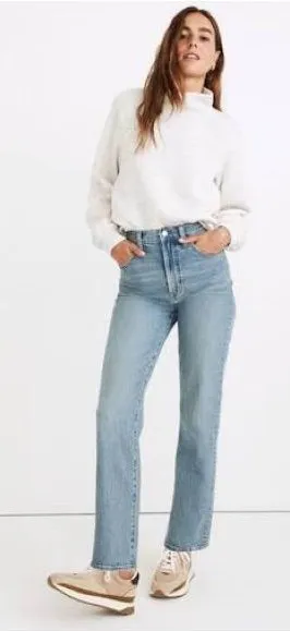Madewell Straight-Leg High-Rise Jeans thumbnail 1