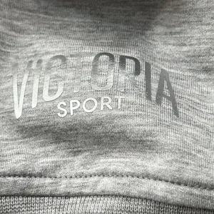 Victoria Secrets Sport VSX Pullover Sweatshirt Long Sleeve Pullover Large L Gray thumbnail 4