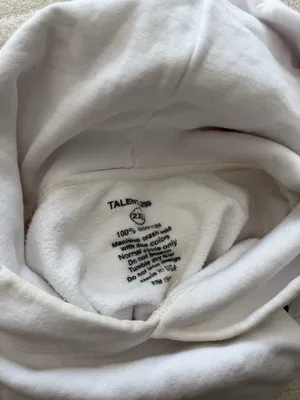 Talentless White Hoodie thumbnail 8