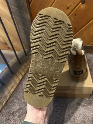 UGG mini bloke mid rise boots in chestnut tan thumbnail 6