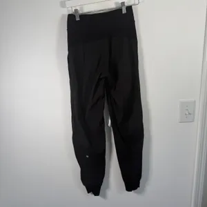 Lululemon Dance Studio Mid Rise Jogger Pants Full Length‎ Black Travel Womens 2 thumbnail 5