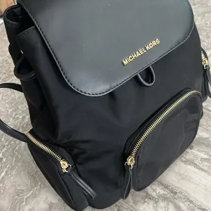 Michael Kors Abbey Large Nylon Backpack, Black New w/Tag Retail $398 thumbnail 9