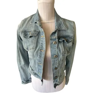 Bershka Denin Collection Jean Jacket Size XS thumbnail 2