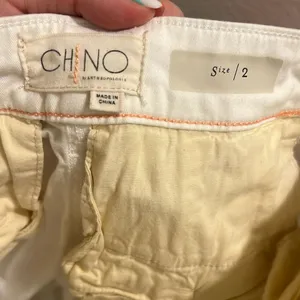✨Anthropologie Chino Pintucked Chino White Sz 2 Pants✨ thumbnail 8