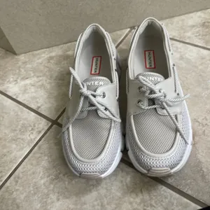 Hunter‎ sasa Original Mesh Boat Shoe Sneakers Beige White Womens Size 9M EUC thumbnail 2