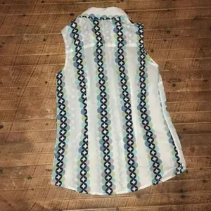 Boden retro circles & diamonds sleeveless top thumbnail 3