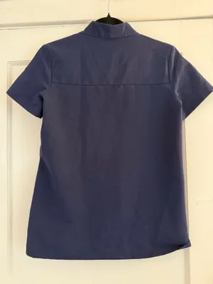 FIGS Navy Scrub Top thumbnail 3