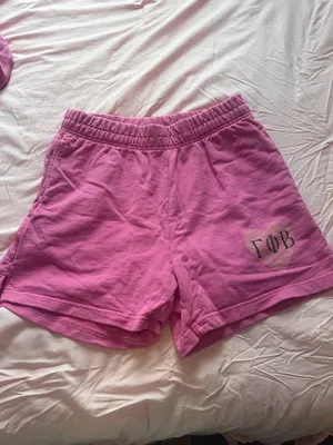 Hot Pink Gamma Phi Beta Hoodie and Shorts Set thumbnail 6