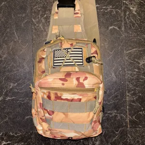 Camo tan Crossbody bag thumbnail 11