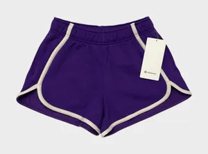 Lululemon Scuba Oversized Short 3" Trim College Purple, Size XS thumbnail 1