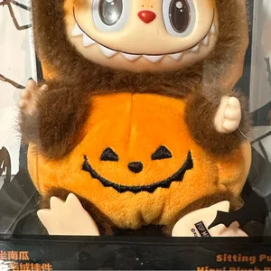 Pop Mart Halloween Sitting Pumpkin Labubu 100% authentic Orange thumbnail 3