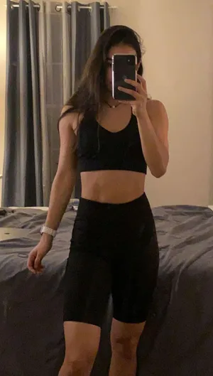 Marshalls black biker shorts thumbnail 1